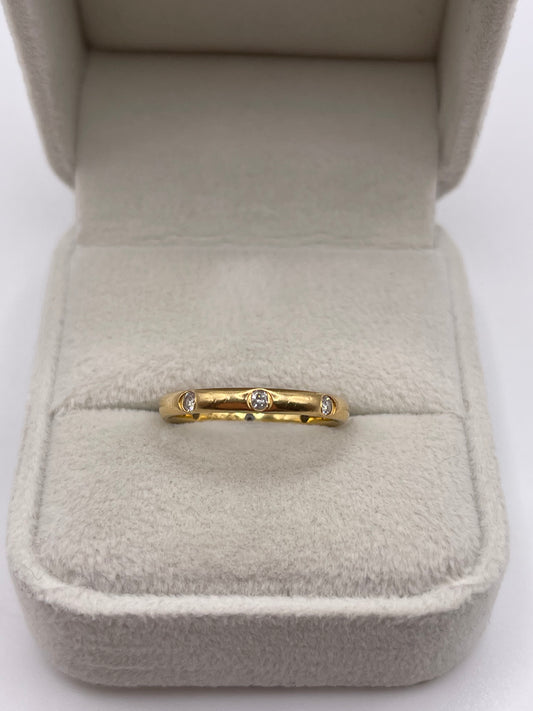 18ct gold diamond eternity ring