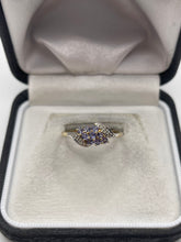Load image into Gallery viewer, 9ct gold tanzanite and diamond ring
