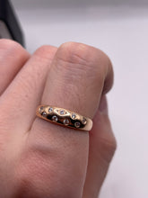 Load image into Gallery viewer, 14ct rose gold cz ring
