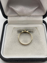 Load image into Gallery viewer, 9ct gold sapphire cluster ring
