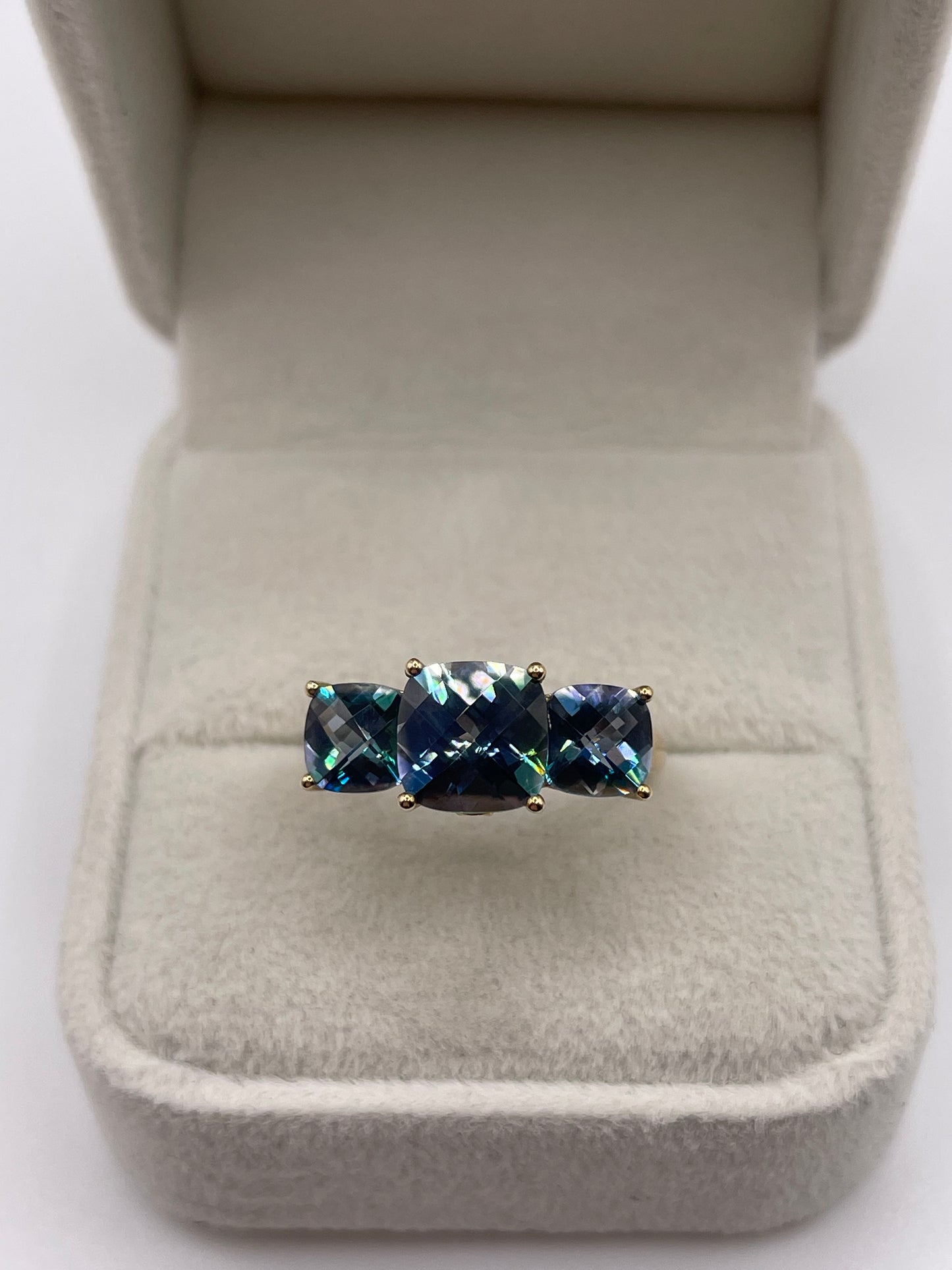 9ct gold topaz ring