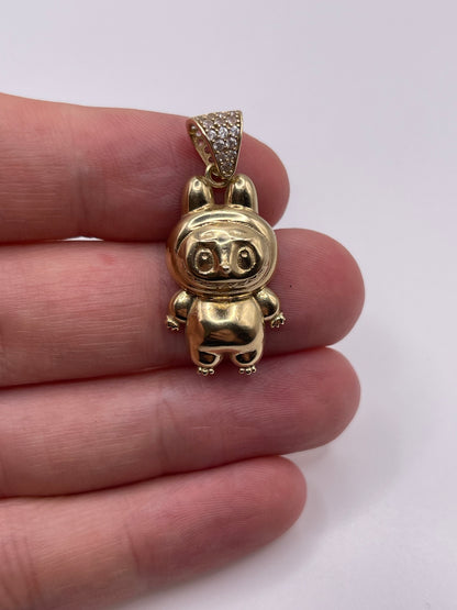 9ct gold character pendant