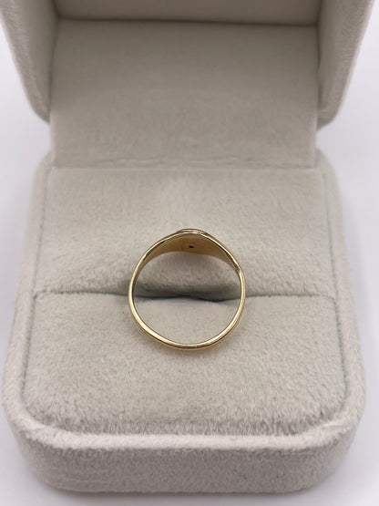 9ct gold signet ring