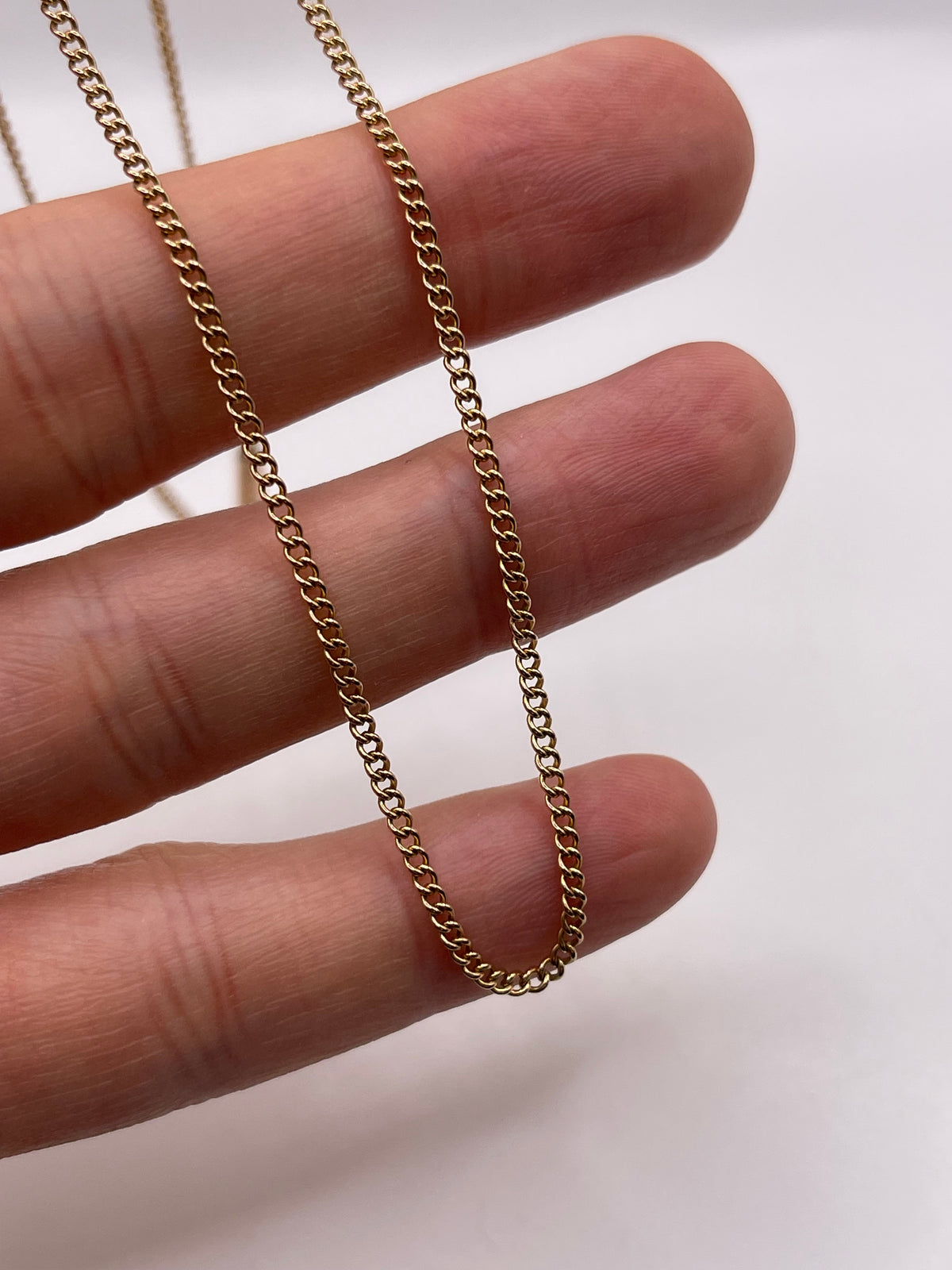 9ct rose gold chain 584