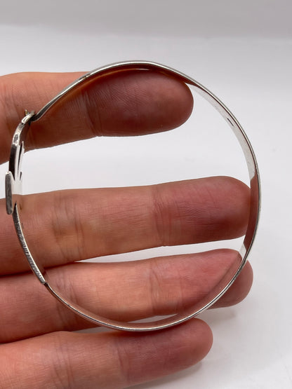 Egyptian silver bangle