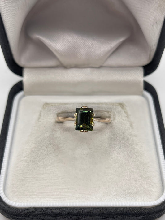 9ct rose gold paste ring