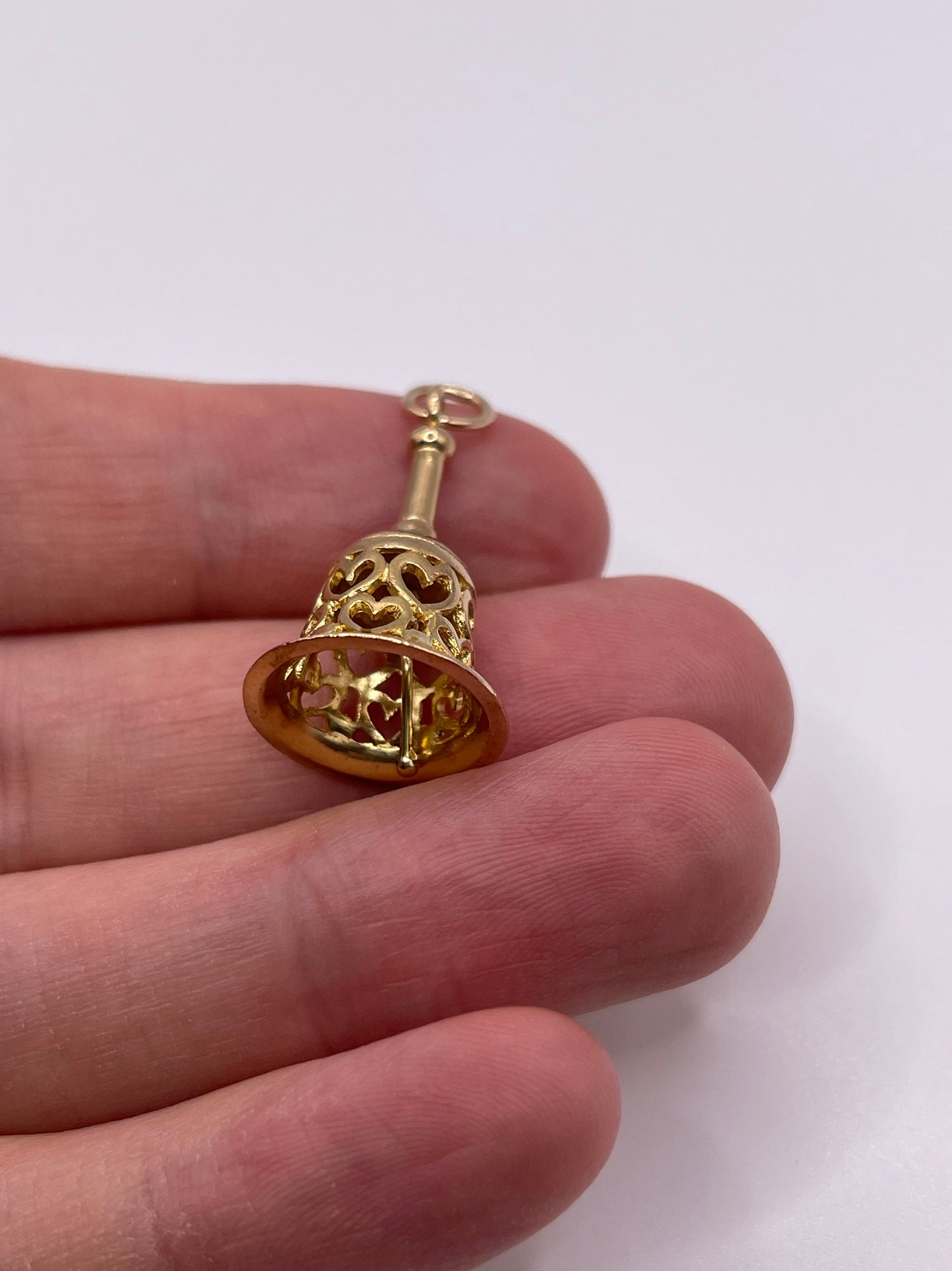 9ct gold bell charm
