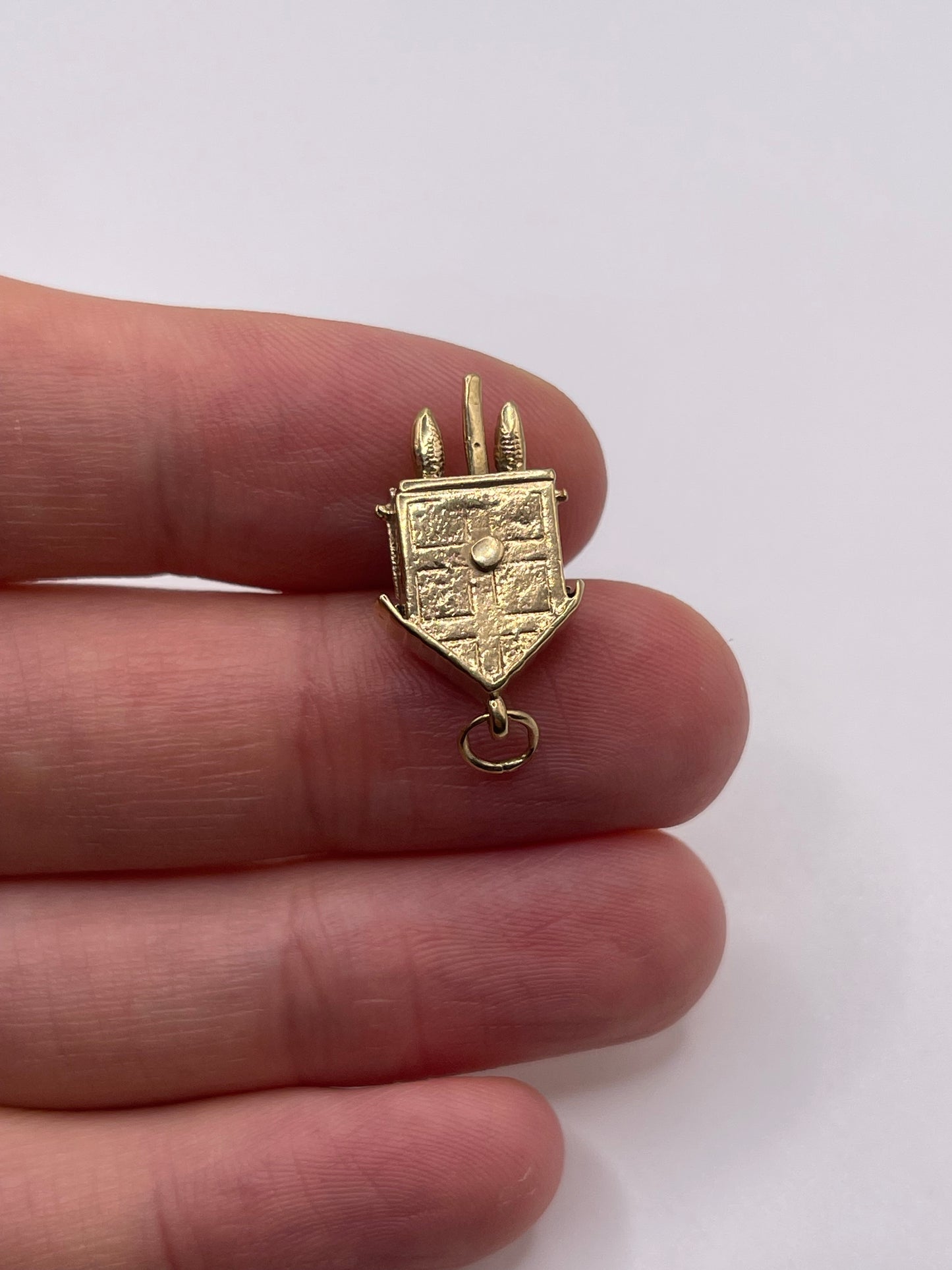 9ct gold cuckoo clock charm