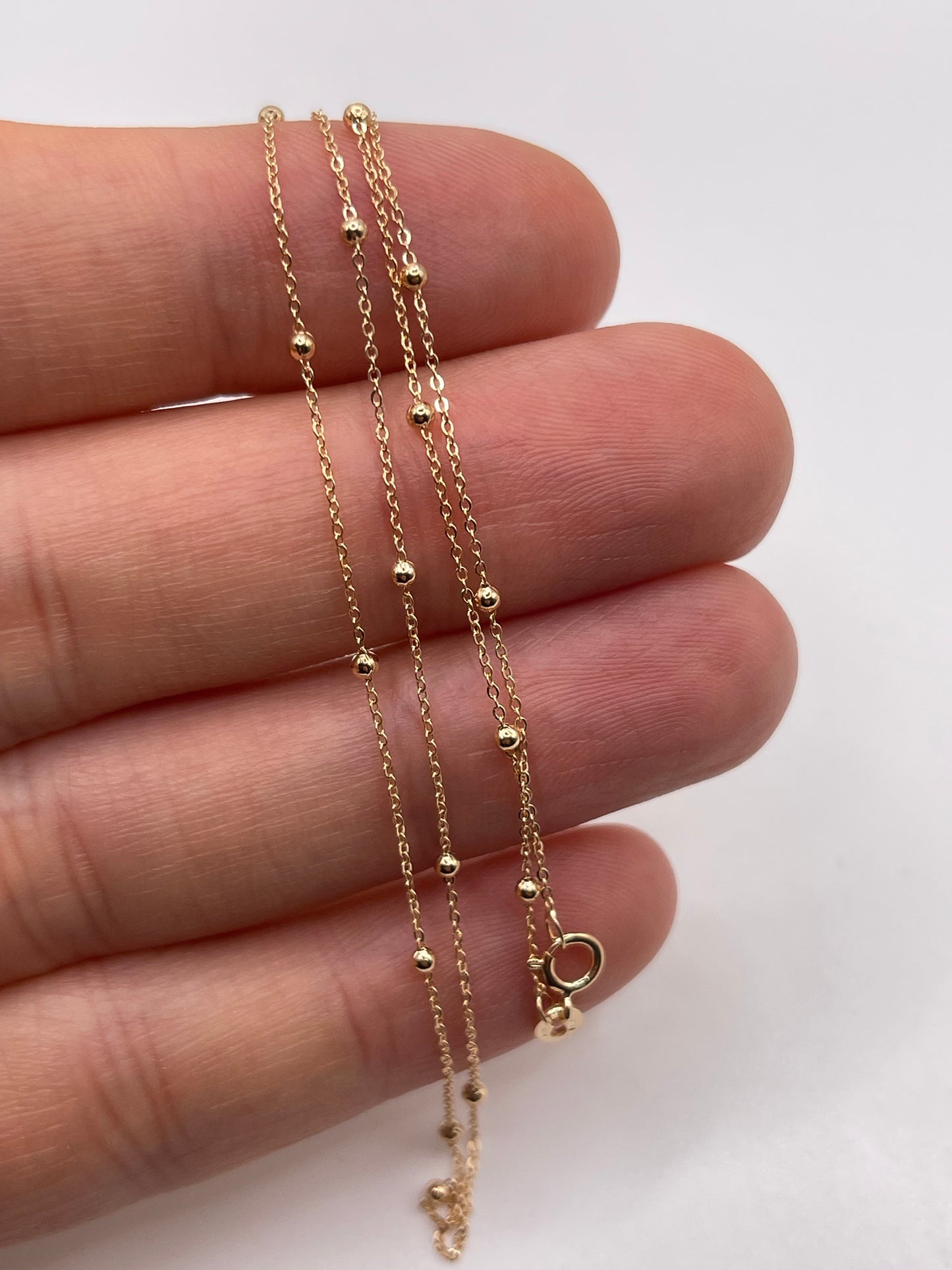 9ct rose gold chain 478
