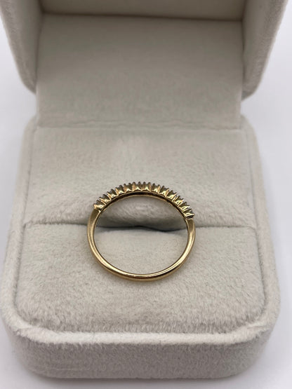 9ct gold diamond ring