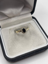 Load image into Gallery viewer, 9ct gold sapphire and diamond ring
