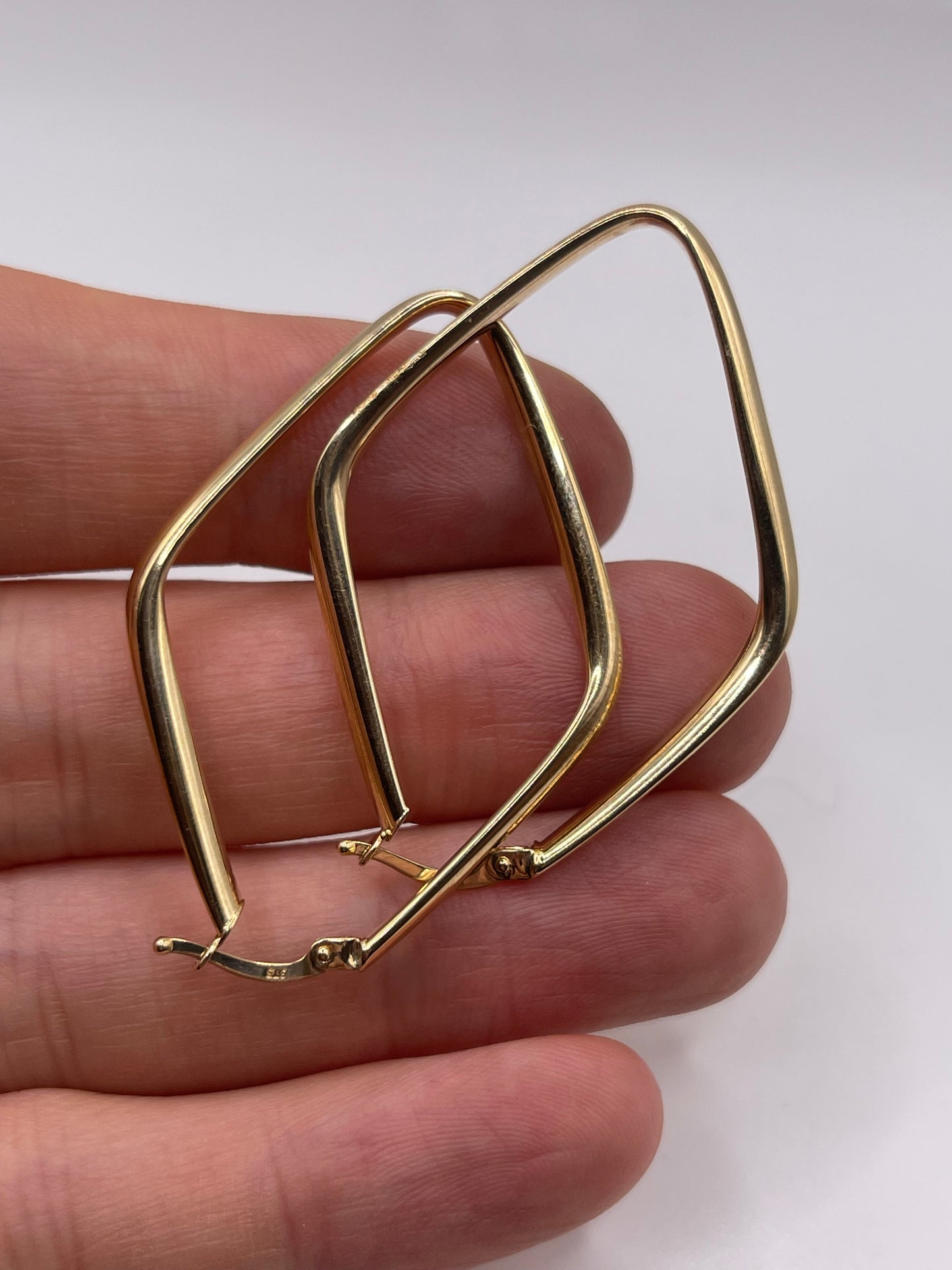 9ct gold Creole earrings