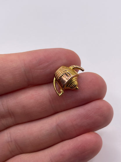 9ct gold coffee pot charm