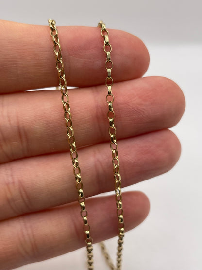 9ct gold chain 520
