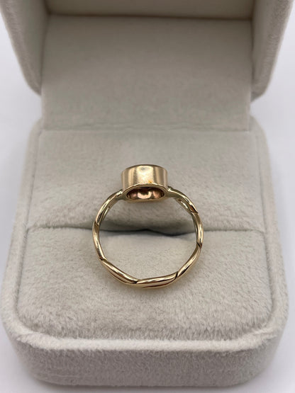 9ct gold tourmaline ring