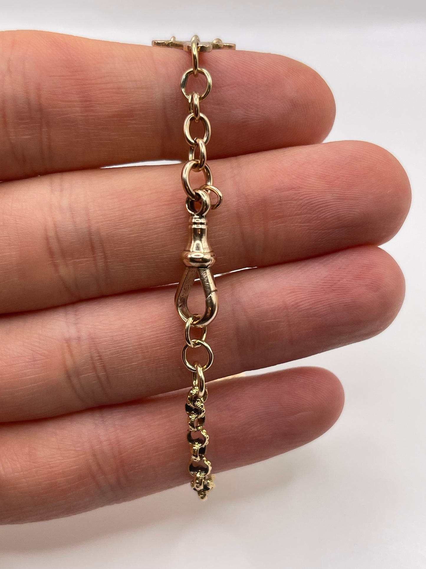9ct rose gold bracelet