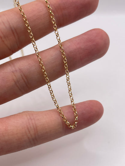 9ct gold chain L