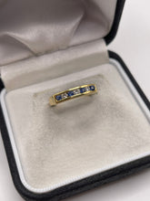 Load image into Gallery viewer, 18ct gold sapphire and diamond ring
