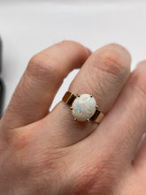 Load image into Gallery viewer, 9ct gold opal ring
