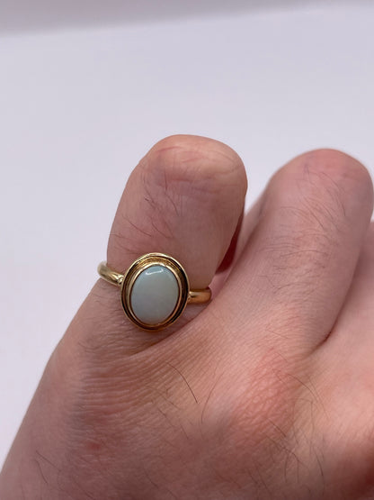 9ct gold opal ring