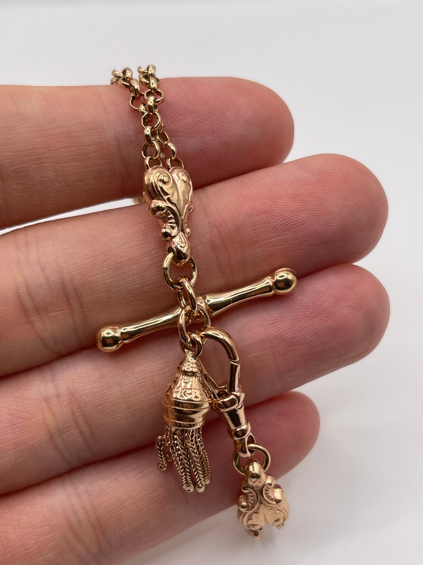 9ct rose gold bracelet