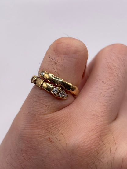 Bvlgari 18ct gold Serpenti Viper ring