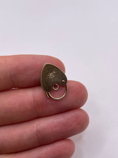 9ct gold padlock 2