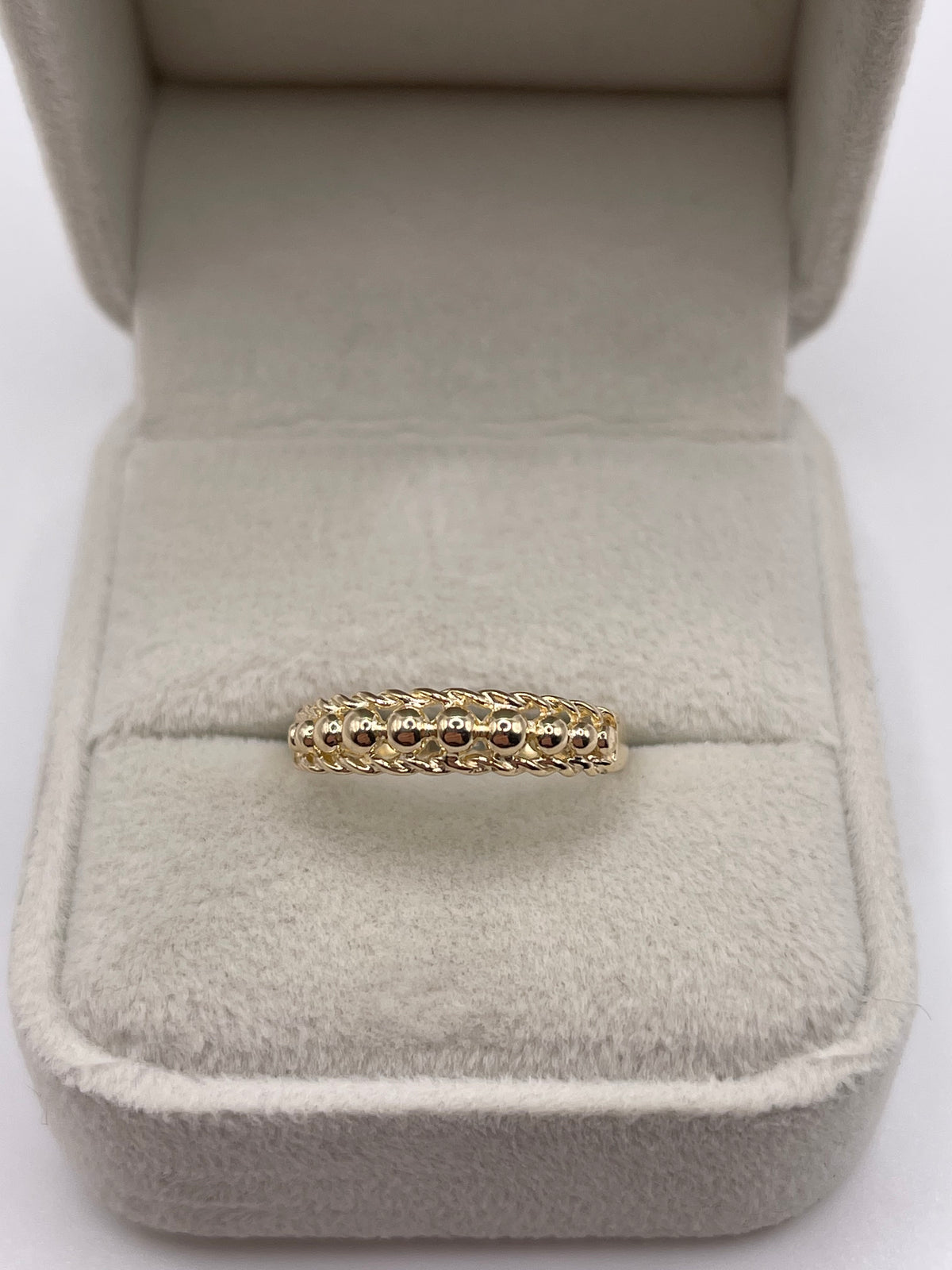9ct gold keepers ring