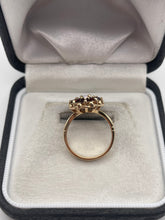 Load image into Gallery viewer, 9ct gold opal and garnet ring
