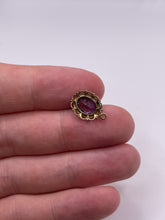 Load image into Gallery viewer, 9ct gold amethyst pendant
