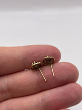 Load image into Gallery viewer, 9ct gold topaz and diamond earrings
