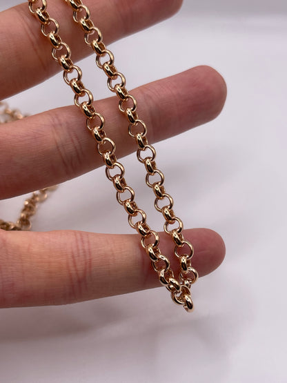 9ct rose gold chain 482