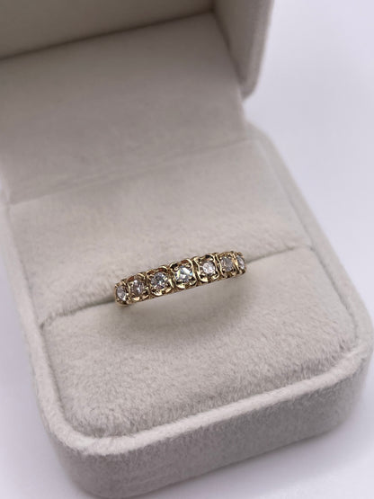 9ct gold diamond ring