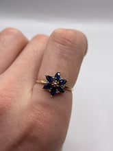 Load image into Gallery viewer, 9ct gold kyanite and diamond ring
