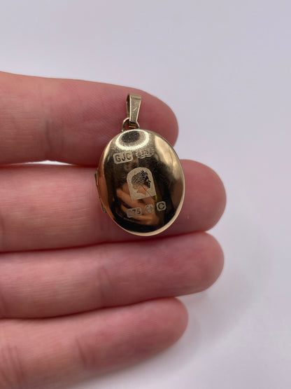 9ct gold hallmark locket