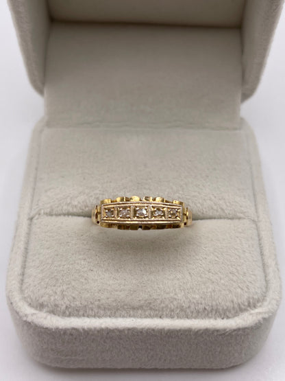 18ct gold diamond ring