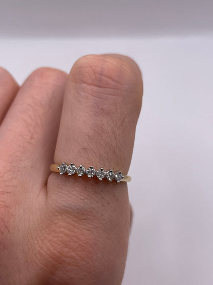 9ct gold diamond ring