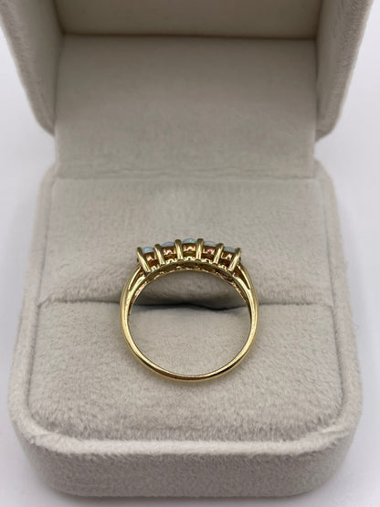 9ct gold opal ring
