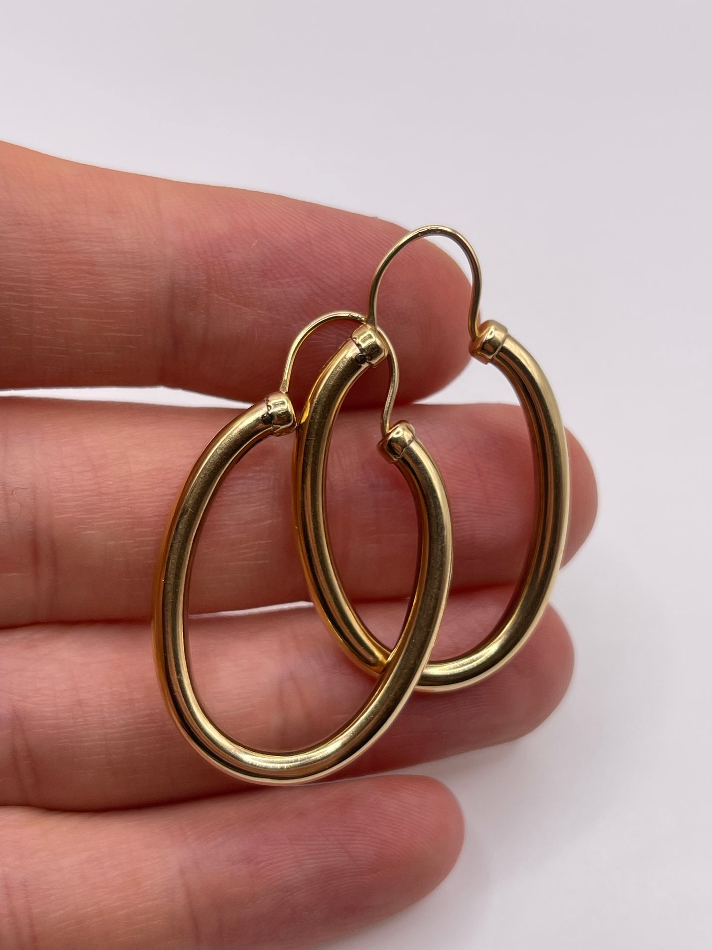14ct gold Creole earrings