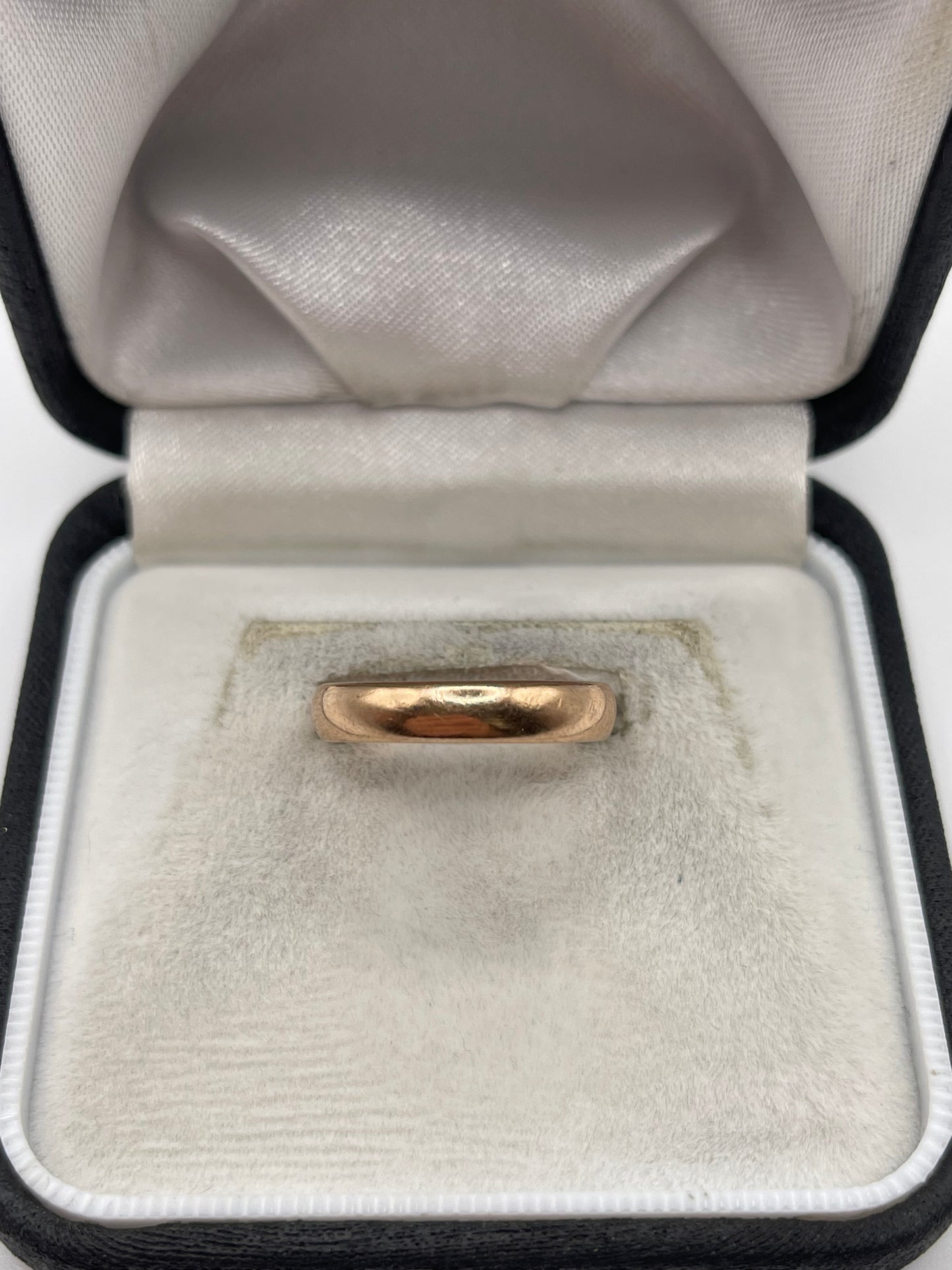 9ct rose gold band