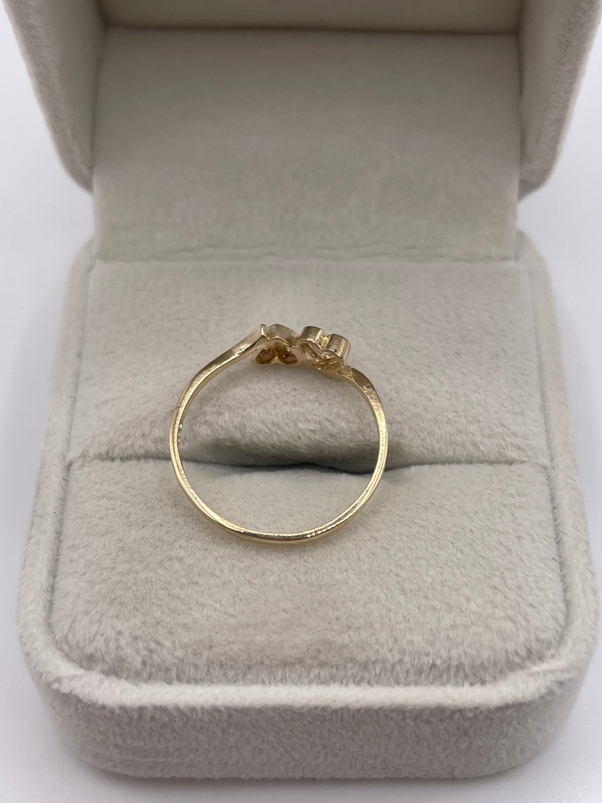 9ct gold heart ring