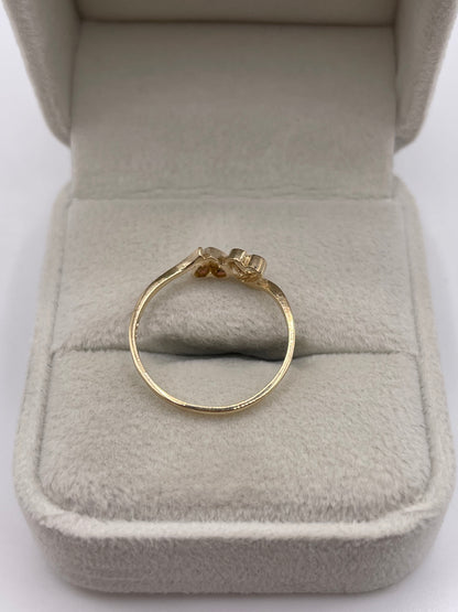 9ct gold heart ring