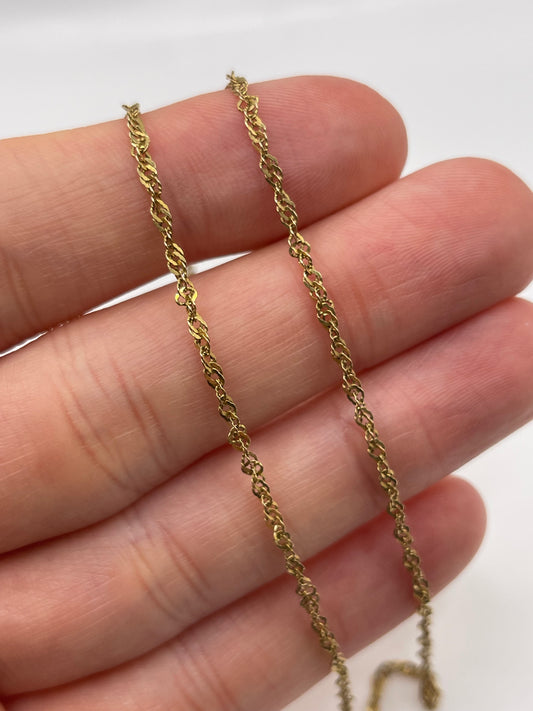 9ct gold chain 87