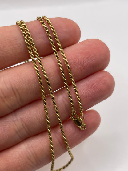 9ct gold chain 163