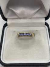 Load image into Gallery viewer, 9ct gold tanzanite ring
