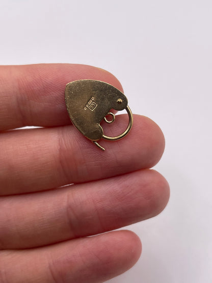 9ct gold padlock 1