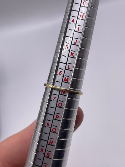 9ct gold wishbone ring