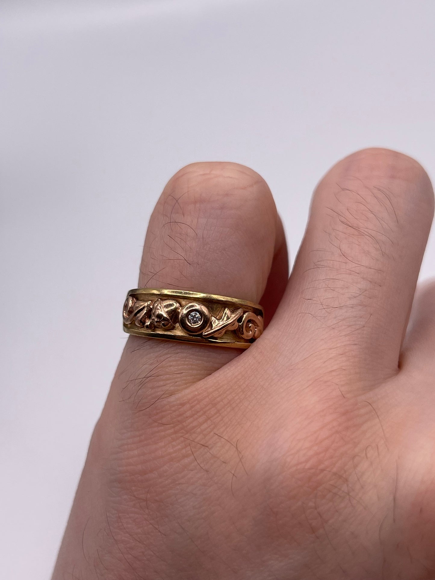 Clogau 9ct gold diamond ring
