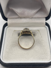 Load image into Gallery viewer, 9ct gold topaz and diamond ring
