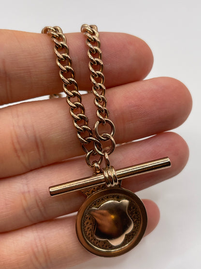 9ct rose gold chain 495